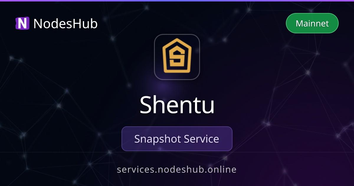 Shentu Snapshot Service - Mainnet - NodesHub